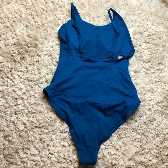 NWOT Blue Gymshark One Piece Swimsuit Size S - Picture 3 of 5